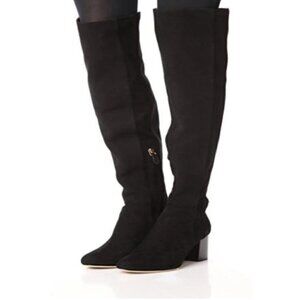 Dvf Luzzi Over the Knee Suede Black Fall Winter Boots